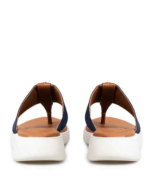 Sandalia Confort Azul Marino 11465